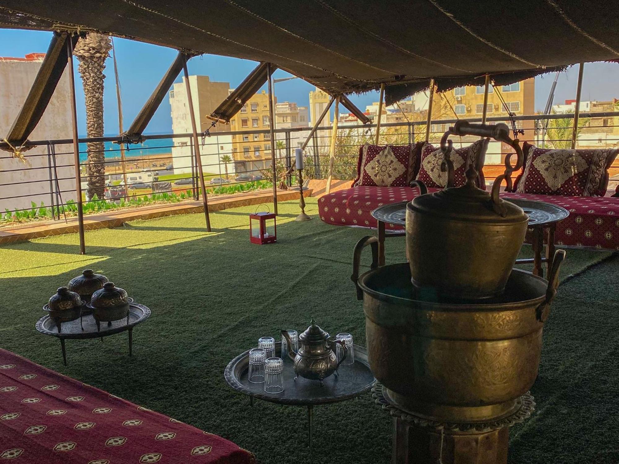 Dar Lghzal Special Offer In Rabat Winner Of Guest Experience 2025 Awards Traditional Sahrawi And Berber Privative Villa With Swimming Pool Jacuzzi Sea View And On Site Restaurant Ideal For Family And Groups In Rabat'S Center No Car Required Buitenkant foto
